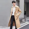 Men's Trench Coats Arrival Fashion Large Men Autumn Winter Casual Coat Handsome Gentleman X-long Windbreaker Plus Size S M L XL2XL3X;4XL5XL6