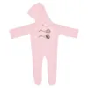 15824 Footed Newborn Romper Infant Baby Photography Prop Jammies Long Sleeve Hooded Knitted Rompers Climb Clothes