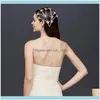 Hair Jewelry Jewelryhair Clips & Barrettes Baroque Sparkling Crystal Star Crown Hairbands Vintage Rhinestone Luxury Bridal Tiaras Crowns Hea