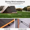 5-8 People Fully Automatic Camping Tent Windproof Waterproof Pop-up Family Outdoor Instant Setup 4 Season 220223