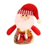 Decorações de Natal Box Candy Box Ano Crianças Presentes de Jarra de Jar de Jar Papai Noel Bolsa de neve de Snowman Boly Sweets Recipiente