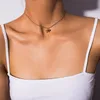 Bohemian Nette Choker Halskette Für Frauen Gold Silber Farbe Schlüsselbein Kette Mode Weibliche Chic Schmuck Geschenk