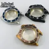 41mm Silver / Black / Bronze / Sapphire Glass Mens Watch Case Fit Miyota 8215 8210 821A, ETA 2836, Mingzhu DG2813 / 3804 Ruch