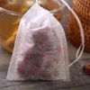 100 штук мешки для чая фильтра одноразовые пакеты для чайных фильтров, пустые кукурузные волокнистые уплотнительные уплотнительные пакеты для пильтена для свободного листа