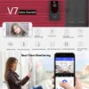 V7 HD 1080P Smart WiFi Video Doorbell Camera Visual Intercom Night Vision Ip Door Bell Ring Wireless Home Security Camera