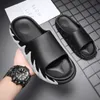 Mode Sommer Strand Vulkan Design Männer Sandalen Rutschen Herren Schwarz Blau Khaki Flip-Flops Hausschuhe Schuhe 40-45