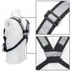 Backpack Reflective Men Women Fashion Nylon Chest Rig Bag Black Vest Hip Hop Streetwear Waist Pack Functional Tactical Vests 4 Col311a