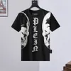PLEIN BEAR T-SHIRT COL ROND SS SKULL STRASS T-shirts pour hommes Strass Skulls T-shirts pour hommes Classiques de haute qualité Top Tees PB 16566