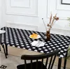 Прямоугольная столовая ткань Easy Clean Tables Cover для столовой стрейч напечатана скатерть