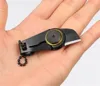 Fabrikshakar Rails Mini Zipper Kniv Portable Outdoor Survival Emergency Verktyg Fällbar Rostfritt Stål EDC Key Ring KD1
