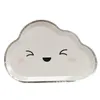 Wegwerp Dinware Cartoon Wit Cloud Shape AFBEELDING GRADIENT PAPIER DIET BEDRIJF KINDEREN VAARDIEN PICTIC PICNIC Decoratie benodigdheden