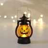 Nowy Halloween Party Supplies Dyni Lantern Przedszkole Dzieci Przenośna Horror Atmosfera Dekoracja Układ Sceny Rekwizyty Ozdoby LED
