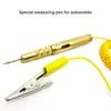 Outils de diagnostic Portable DC 6 V/12 V/24 V voiture testeur de tension électrique stylo or automobile lampe Test sonde avec indicateur