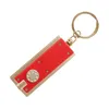 LED jouets porte-clés boîte lumineuse type porte-clés anneau publicité cadeaux créatifs promotionnels petite lampe de poche porte-clés 5.9*2.4 cm