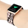 Натуральная кожа Python Pattern Pattern Band Smart Brap для Apple Watch Series 6 5 4 3 2 1 SE