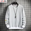 Sfabl Youth Fashionies Hoodies Harajuku Мужские модные буквы с печеночными толстовками мужской японской уличной одежды мужская случайная толстовка 201127