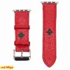 Fashion Designer Watch Straps for iwatch 38/40/41mm 42/44/45mm Series 1 2 3 4 5 6 7Top Quality Leather Smart Bands Deluxe Wristband Watchbands Wearable Accessories