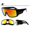 Big Square Frame Солнцезащитные очки для мужчин Женщины цельные крутые велосипедные солнцезащитные очки в Австралии и UV400 Dazzle Color Goggles Открытый спортивный очко