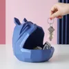 home storage box Dog cat modern figurine Candy Fruit key Desktop decor container Home Office Storage 210309