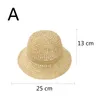 Arco estivo Cappello di paglia per bambini Cappelli da spiaggia Ragazze Ragazzi Outdoor Erba Treccia Berretto da sole Per bambino Pescatore Visiera caps M3374