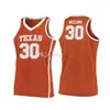 Nikivip Texas Longhorns College #22 Исаия Хоббс Баскетбол Джерси #25 Джо Шварц #3 Джейкоб Янг #30 Райан МакКлург сшитый на заказ Название номера