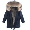 2020 남자 겨울 재킷 자연 너구리 모피 코트 후드가 따뜻한 긴 재킷 플러스 크기 7xl 남성 파카 두꺼운 따뜻한 진짜 모피 코트 1