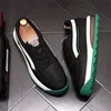 Nyaste mode trend män läder casual skor loafers hip hop sneakers sportskor zapatillas hombrre