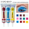 2021 Handaiyan Han Dai Research عبر الحدود بيع 12 اللون ماتي لون ظلال العيون ظلال العيون معجون الدائم غير التلاشي الظل الظل الحليب
