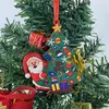 Party Supplies PVC Ozdoby świąteczne Dzieci Zabawki Merry Chirstmas Drzewo Wiszące Wisiorki Dekoracja Rodzinna Dekoracja Dla Domu 39 Styl
