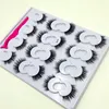 10 Paires En Gros Naturel Long Faux Cils De Vison Pleine Bande Fluffy Lashes VendorsEyelash Extension Make Up Tools