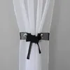 Vliegende tule stof met wit voile en kleur voile gordijn voor slaapkamer en groot raam met plastic ring en dezelfde kleur voile f 210913