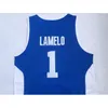 Nikivip Herr NCAA Chino Hills Huskies #1 Lamelo Ball Basketball Jersey Home White Stitched High School Jerseys