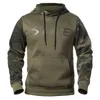 Camouflage Hoodies Men Fashion Sweatshirt Man Camo Hoody Hip Höst Vinter Militär Hoodie Herrkläder US / EUR Storlek 220402