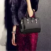 HBP Çanta Çantalar Yeni Timsah Desen Kadın Omuz Çantaları PU Deri Çanta Çanta Siyah Renk