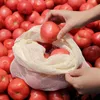 Dozzesy Reusable Mesh producerar påsar Ekologisk bomullsmarknad Vegetabilisk Frukt Shopping Bag Hem Kök Livsmedelsbutik Bag Drawstring Bag Das283