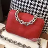 Top quality women plain green genuine leather woven bag crochet luxury designer handbags purses chain shoulder crossbody bags