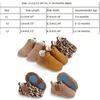 First Walkers Born Baby Boys Girls Soft Sole Crib Shoes Sneakers Autumn Winter Warm Leopard Walker Prewalker Boots Anti-slip