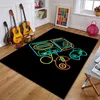 Tapis de bande dessinée de console de jeu moderne pour salon tapis antidérapant absorbant lavable 80x160cm décor de chambre à coucher tapis haute densité tapis 210301