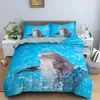 Bedding Sets Dolphin Set For Kids Adult Single Double King Queen Size Comforter Covers Duvet Cover With Pillowcase 3D3321240
