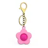 Decompression Fidget Toys Cute keychain its mini bowknot flowers toy animal charm trinket car key holder Halloween gift