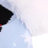 Décorations de noël joyeux pour la maison père noël bonhomme de neige tricoté chapeau hiver enfants 2022 année ornements Festival fête marchandises