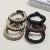 Pulsera de cuerda de cáñamo tipo ejército a la moda, pulseras trenzadas simples, brazalete para mujeres y hombres, joyería de moda, Will y Sandy