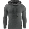 Hoodies Männer Marke Männlich Langarm Einfarbig Gitter Mit Kapuze Sweatshirt Herren Hoodie Trainingsanzug Sweat Mantel Lässige Sportswear 201130