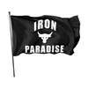 Iron Paradise Flags Decoration Banners 3 x 5ft Spedizione gratuita Outdoor Indoor Alta qualità con due anelli di tenuta in ottone