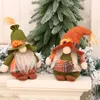 Children Christmas Faceless Old Man Deep Forest Dwarf Elderly Doll Harvest Festival Gift Big Size Dolls LLA10537