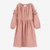 5 do 14 lat nowych marki dziewczyny sukienka jesień 2019 Boże Narodzenie dziewczęta bawełniana suknia dla dzieci dziecko piękna sukienka księżniczki, # 5443 q0716
