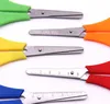 Groothandel Plastic Kinderen Veiligheidsschaar DIY Schaal Ruler Scissor Child Briefpapier Office Student Shears