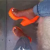 Sandals Open Toe Platform Chunky Heel Women 2023 Summer Plus Size 35-43 Shoes Transparent Strappy Gladiator High Heels