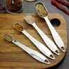 Stainless Steel Measuring Spoon 6-piece Set Seasoning Cooking Scale Baking Tool Measuring Cups and
