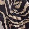 Aelegantmis Sexy Zebra Strepen Backless Spaghetti Strap Mini Dress Dames Mouwloze V-hals Zomer Dunne Mode Streetwear 210607